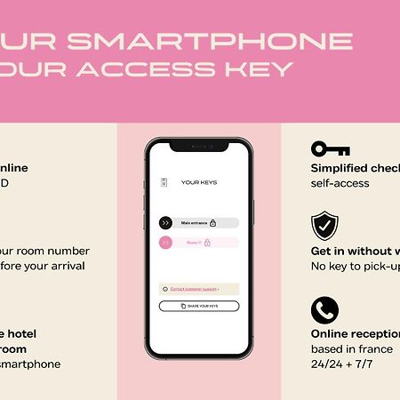 Hotel Des Sept - Entree Autonome, Reception En Ligne - Encore Mieux 奥尔良 外观 照片